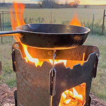 Mini Kamp Ocağı Portatif Ateş Demiri Kamp Ve Piknikcilere Özel