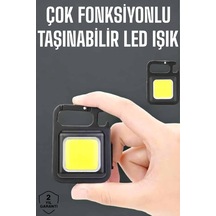 Tek Kamp Işığı Çok Fonksiyonlu Taşınabilir Anahtarlık Kapak Açma Manyetik Özelliği Najmaddin ANTRASİT