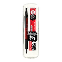 Scrikss Graph-x Metal Versatil Kalem 0.5 Mm Kırmızı 3'lü Set