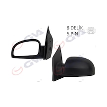 Gva Dış Dikiz Aynası Sol Getz 02 Elektrikli Isıtmalı Konveks 5 Fiş Vm-452ehl Gva 1091216 876101c310