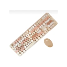 Mofii Zr513/k Sweet Kahverengi Klavye Mouse Set