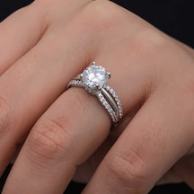 Stillove Gümüş Tek Taş Kadın Yüzük T8590 Gümüş