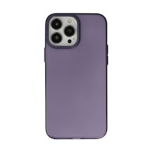 Apple iPhone Uyumlu 14 Pro Max Kılıf Modos Metal Kapak - Mor Bzsxx00 1
