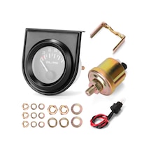 Lemestar Otomobil Yağ Basınç Ölçer Yeniden Takma 52mm Otomobil Yağ Basınç Aleti 0 100psı