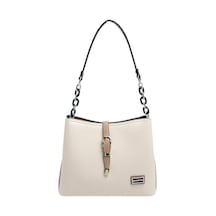 Silver Polo Sp974 Kadın Omuz Çantası Düz Bej-latte