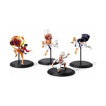 Anime One Piece Luffy Figürü 4'lü Set Alk5275