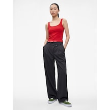 Koton Pamuklu Slim Fit U Yaka Kolsuz Bluz Kırmızı 6sal30299ık