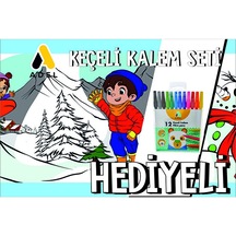 30x120 Boyama Rulosu Yaman Kar Tatili + Adel 12'li Keçeli Boya Ka