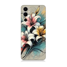 Tecno Pova Neo 2 Uyumlu Yumuşak Hatlı Zambaklar Desenli Silikon Kılıf Çok Renkli