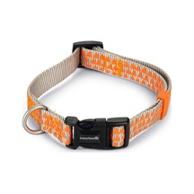 Hnrlıshp Beeztees Köpek Boyun Tasması, Açık Gri Turuncu, 35-50cm