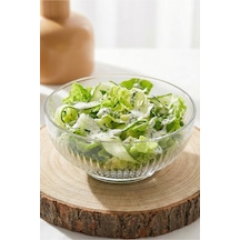 Lav Tokyo Cam Salata Kasesi 2'li Orta Boy 880 ml Yuvarlak (Sunum Kasesi , Hazırlık Kasesi)