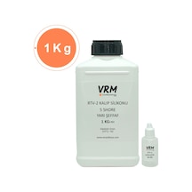 VRM Rtv-2 Yarı Şeffaf - Ekstra Yumuşak Kalıp Silikonu (5 Shore) 1 KG