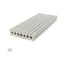 Hobiflex Neodyum Mıknatıs Nikel Kaplama 4mm X1mm 100 Adet