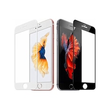 Apple Uyumlu   iPhone 6/6S Plus Ekran Koruyucu 9D Tam Kaplayan Kavisli