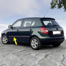 Skoda Fabia 2 2007-2010 Sol Ön Kapı Çıtası Düz 5j0853515