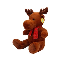 4809 Peluş Atkılı Geyik - Kahverengi