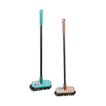 Bay Mini Temizlik Fırçası Orta Sert Kıllar Metal Saplı 40cm - 4.5x12.5cm Bx40 Najmaddin