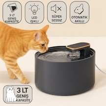 Coofbe Sessiz Akıllı 3litre Kedi Köpek İçin Otomatik Su Pınarı Kedi Su Kabı Kedi Köpek Su Pınarı