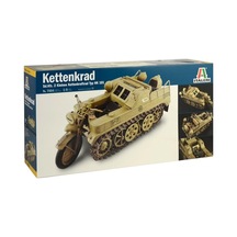 Italeri 7404s 1/9 Ölçek, Kettenkrad Yarı Paletli Motosiklet, Plastik Model Kiti-50644