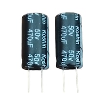 470uf 50v 10x20 5mm Elektrolitik Aliminyum Kondansator 10 Pcs Adet Paket