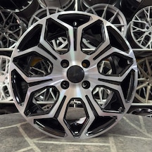 15 İnç 4x100 Clio Getz İ20 Siyah Elmas Kesim Jant Modeli 4 Adet