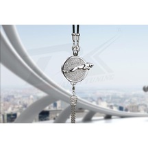 Jaguar Kristal Taşlı Stil Araç Ayna Parfümlü Sarkacı New Style
