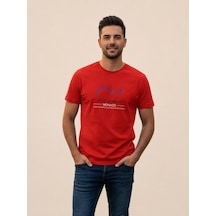 Vıgoss Actıon Baskılı Erkek T-shırt 62645-30005 KIrmızı