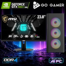 Go Gamer E540D i7-12700F 16 GB 512 GB SSD GTX1660Ti 6 GB 24" Free Dos Oem Paket Masaüstü Oyuncu Bilgisayarı