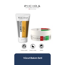 Picida Modelista Onarıcı Vücut Bakım Kremi 150 ML + Centella Özlü Şeker Vücut Peeling 200 ML