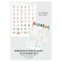 Ramazan Aktivite Görev Kartı Ve Sticker Çocuklara Özel Hoşgeldin