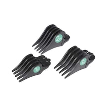 3 Adet Profesyonel Tıraş Makinesi Büyük Boy Sınırlayıcı Tarak Düzeltici Kesme Kılavuzu Tıraş Makinesi Ataşmanı Aksesuarları Boyut 32/38/51mm, A