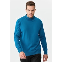 Erkek Basic Yarım Balıkçı İnce Triko Kazak A.petrol A.petrol Erkek Basic Yarım Balıkçı İnce Triko Kazak A.petrol A.petrol