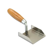 Dekor 237 Paslanmaz Köşe Malası Ahşap Saplı 8 CM