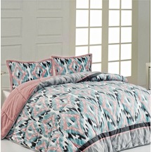 Merinos Comforter Yorgan Seti Mavi