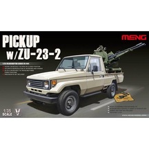 Meng Vs-004 1/35 Ölçek, Zu-23-2 Silahlı Toyota Kamyonet, Plastik Model Kiti-49436