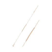 Söğütlü Silver Gümüş Rose Zirkon Taşlı Su Yolu Bileklik
