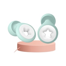 Loop Sessiz Gürültü Azaltıcı Kulak Tıkacı Süper Yumuşak Beyaz Yeşil