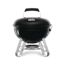 Tr Legend 14 İnç Taşınabilir Kömür Kettle Izgara, Siyah, Krom Kaplama Pişirme Izgarası Diğer