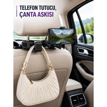 Araç Koltuk Başlığına Takılan Telefon Tutucu Ve Eşya Askısı Belirtilmemiş 55063737