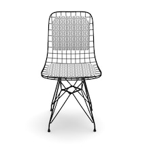 Knsz kafes tel sandalyesi 1 li mazlum syhtalen sırtminderli ofis cafe bahçe mutfak