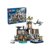 LEGO® City Polis Hapishane Adası 60419 7+ Yaratıcı Oyuncak Yapım Seti - 980 Parça