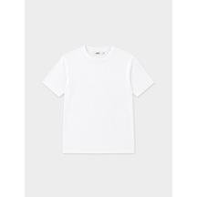Xint Beyaz Lüks Merserize Dokulu Regular Fit Tişört 502208
