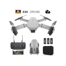 4k Çift Kameralı Katlanabilir Drone, Wifi Kontrol Ve Uzaktan Kumanda İle Kullanım