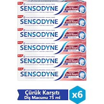 Sensodyne Hassasiyet + Çürük Karşıtı Diş Macunu 75 Ml X 6 Adet