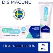 Clınomyn Sigara Içenler Için Smokers Diş Beyazlatan Leke Giderici Diş Macunu 10x75 Ml