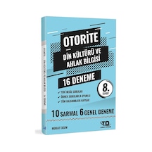 Tandem 8. Sınıf LGS Otorite Din Kültürü ve Ahlak Bilgisi 16 Denem