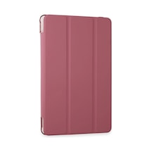 Samsung Galaxy Uyumlu  X610 Tab S9 Fe Plus 12.4 Kılıf Tablet Smart Kılıf - Pembe Diğer