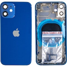 Apple Uyumlu iPhone 12 Mini Boş Kasa Mavi