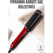 Seramik Kaplama Saç Düzleştirici Ve Maşa 4 Isı Seviyesi 220 C Geniş Plaka 30 Saniyede Isınma Pembe Mh-hs8305-9057