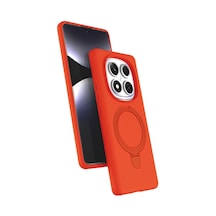 Redmi Note 14 Pro 5g Regal Magsafe Standlı Kapak - Turuncu